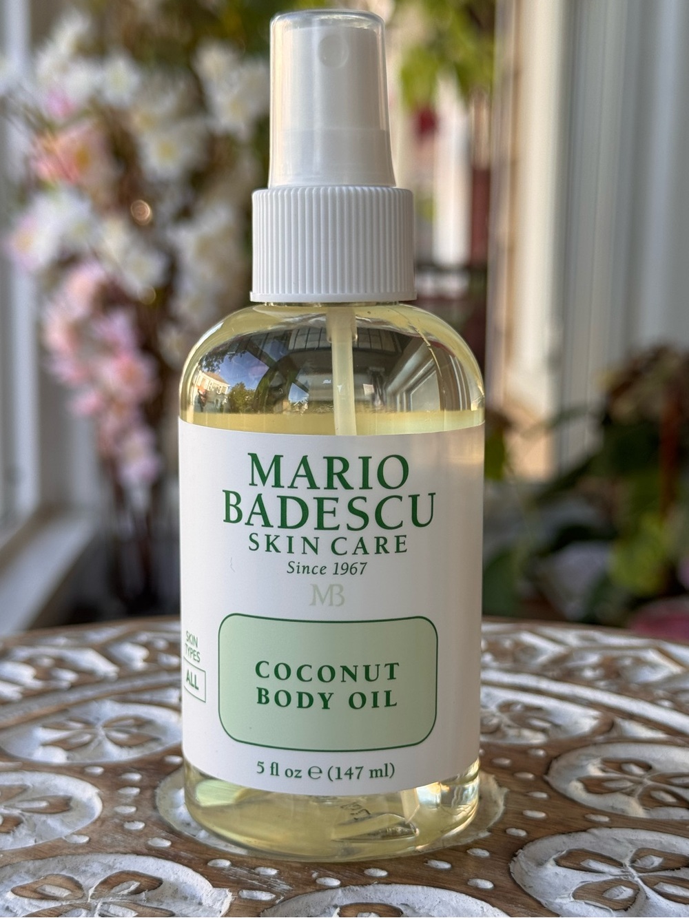 Mario Badescu Coconut Body Oil 5 oz Hydrating Dry Oil Spray